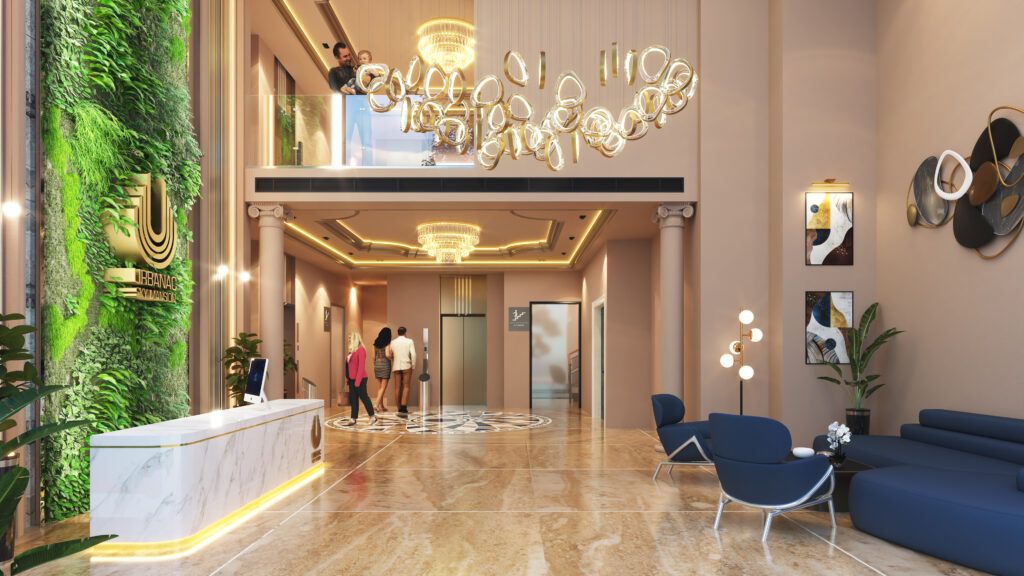 apartment entrance lobby